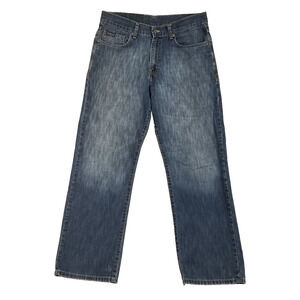 Calvin Klein Jeans Mens 32x30 Blue Straight Leg Denim Classic Casual RN 36009